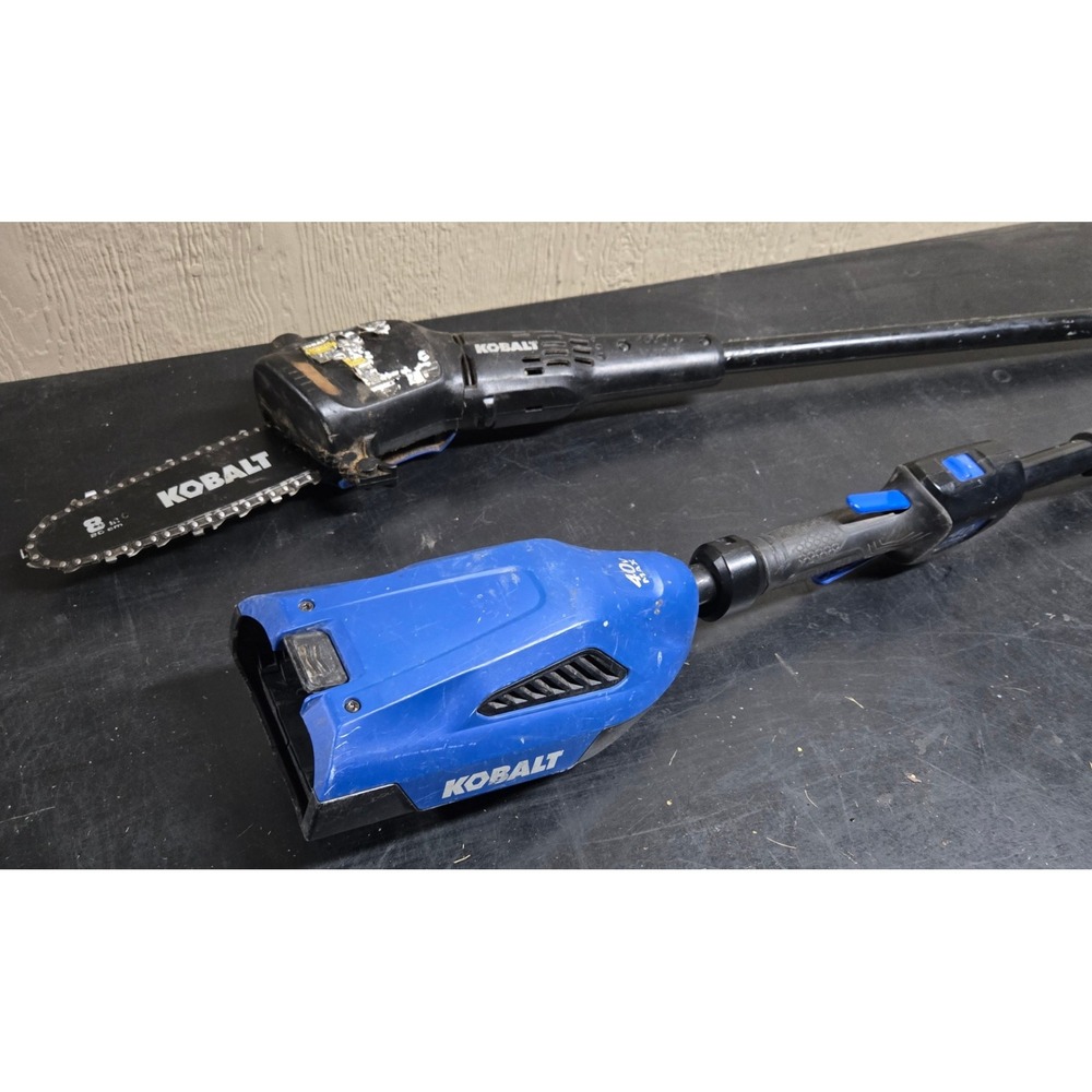 Kobalt KST 2248-03 Cordless Pole Saw Set 8in Bar 40V Max Tool Only Tested